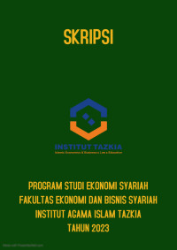 Analisis Minat Masyarakat Yang Menggunakan Instrumen Proses Islamic wealth Management Di Indonesia (studi Kasus Di Wilayah Bogor)