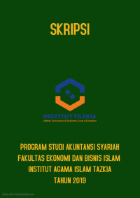 Perancangan Sistem Informasi Murabahah Berbasis Desktop Pada BPRS Islam Rif'Atul Ummah Bogor